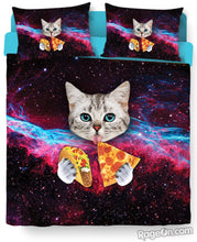 Load image into Gallery viewer, Taco Cat Bed Duvet Cover and Pillowcase Combo