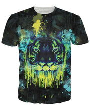 Load image into Gallery viewer, Tiger Drippy T-Shirt