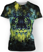 Load image into Gallery viewer, Tiger Drippy T-Shirt