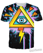 Load image into Gallery viewer, All Seeing Treyengle T-Shirt