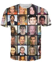 Load image into Gallery viewer, Celebrity Mugshot T-Shirt