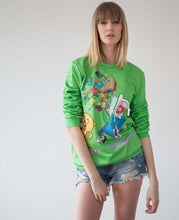 Load image into Gallery viewer, Green Jake and Finn Sweatshirt