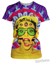 Load image into Gallery viewer, Miley Cyrus Psychedelic T-Shirt