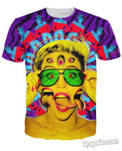 Load image into Gallery viewer, Miley Cyrus Psychedelic T-Shirt