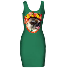 Load image into Gallery viewer, Pug Simple Dress