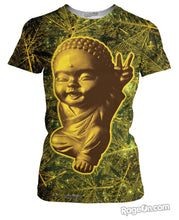 Load image into Gallery viewer, Stay Gold 420 Buddha T-Shirt