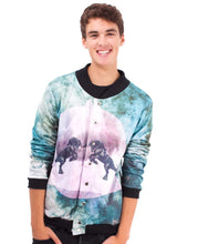 Load image into Gallery viewer, Triangle Horses Baseball Jacket